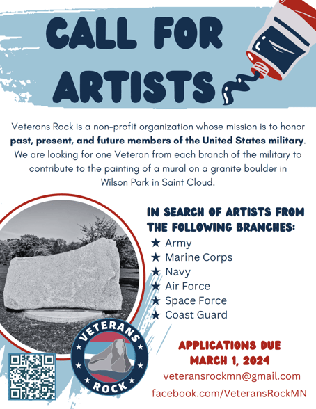 Veterans Rock Call for Artists